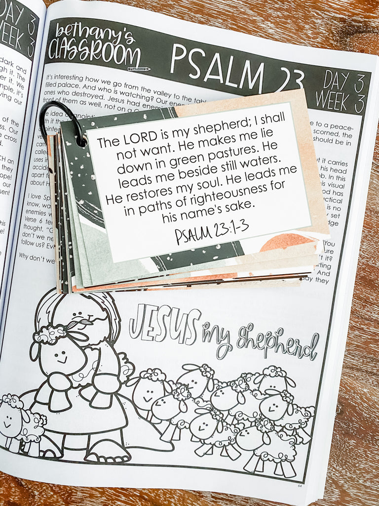 Psalms Scripture Cards for Pits to Praises