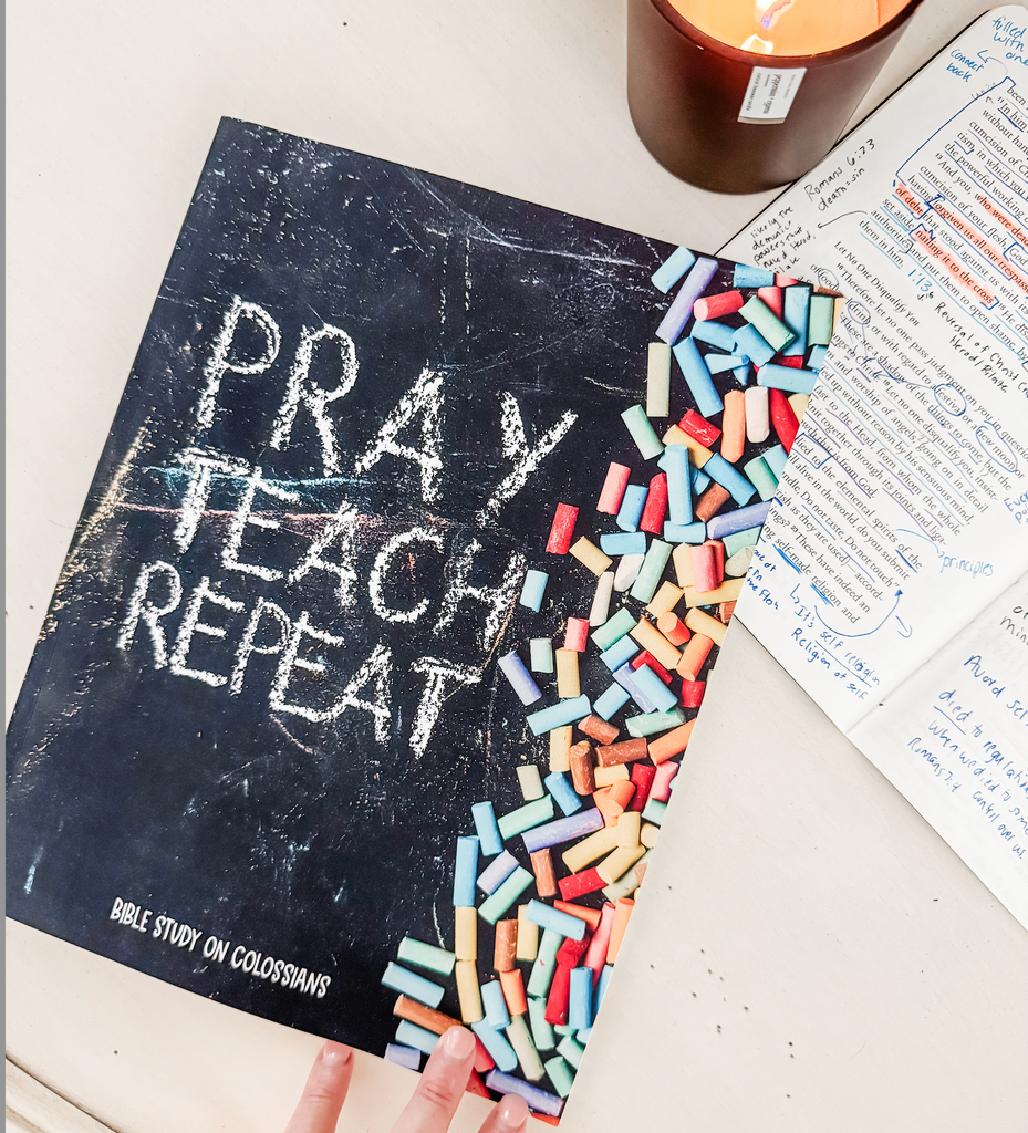 Pray, Teach, Repeat - Social Media Links | Shop Teachers in the Word