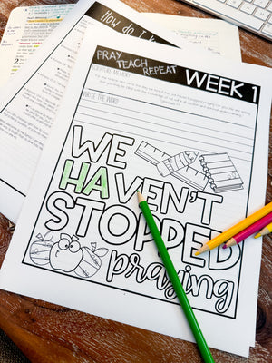 DIGITAL DOWNLOAD - Pray, Teach, Repeat