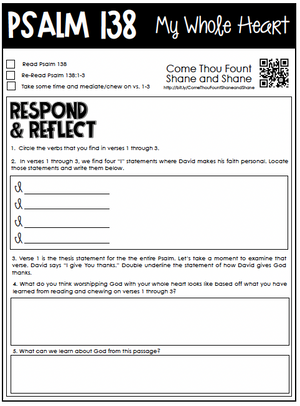 Thanksgiving Reading Plan