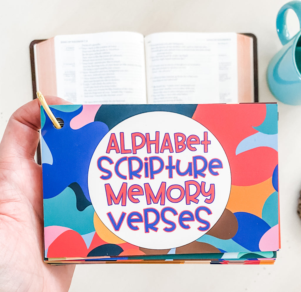 Alphabet Scripture Cards