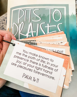 Psalms Scripture Cards for Pits to Praises