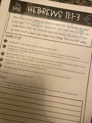 DIGITAL DOWNLOAD Marked by Faith